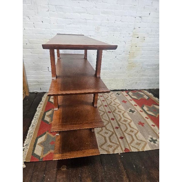 Drexel Mid-Century Modern Edward Wormley for Drexel "Precedent" Pagoda Bookcase (Model #236) For Sale - Image 4 of 8