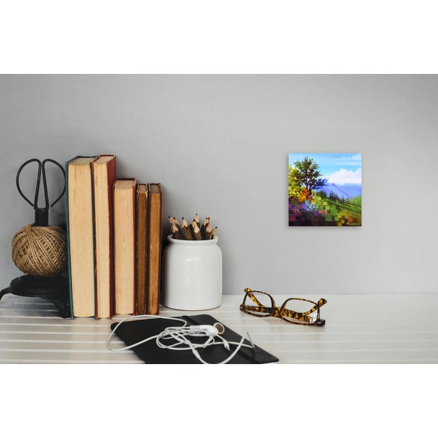 2020s A Colorful Afternoon by Michelle Condrat | Oil on Board Mountain Landscape For Sale - Image 5 of 8