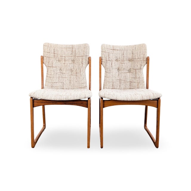 Vintage Danish Teak Chairs from Vamdrup Stolefabrik, Set of 2 For Sale - Image 12 of 12