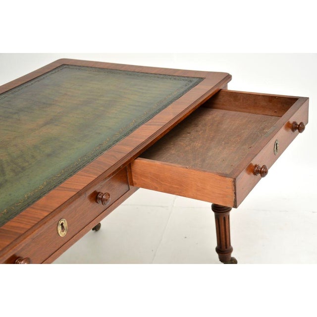 Early 19th Century Antique William IV Walnut Desk, 1830s For Sale - Image 5 of 10