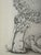 American 1940s Original Signed Graphite Illustration of Boy With Dog and Christmas Wreath, 12 × 9.5 In. For Sale - Image 3 of 6