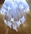 Silver Vintage Wall Lamp with Clear Murano Glass Prisms, 1960s For Sale - Image 8 of 15