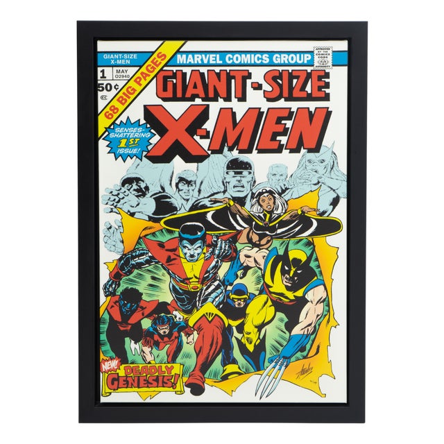 Marvel Comics, X Men #1, Limited Edition Large Marvel Art Print Signed and Numbered by Stan Lee For Sale