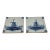 Vintage Hand-Painted, Makkum Tichelaar Delft, Holland Tiles For Sale