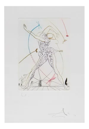 Salvador Dali, All's Well That End's Well, 1971, Etching