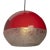 Space Age Pendant Lamp in Red Plastic For Sale - Image 5 of 7