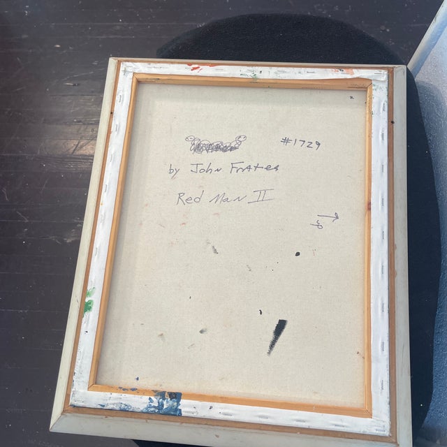 2010s The Red Orb by John Frates, Mid Century Modern, Abstract For Sale - Image 5 of 5