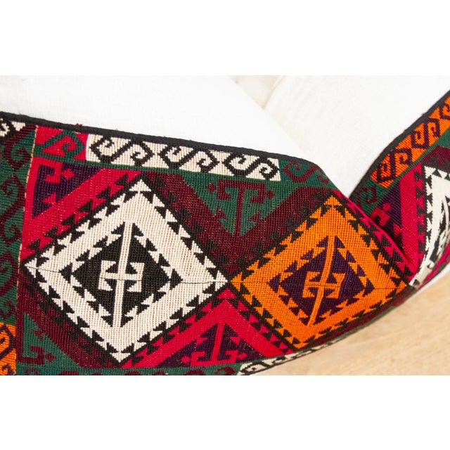 Taara Antique Lakai Tribe Linen Pillow For Sale - Image 4 of 7