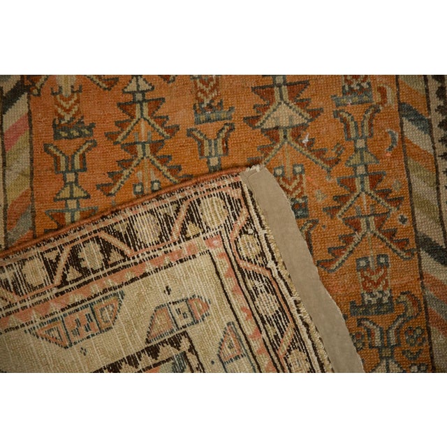 Old New House Vintage Distressed Malayer Rug Runner - 3'2" x 13'3" For Sale - Image 4 of 13