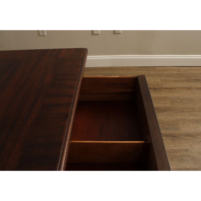 Wood Henredon Chippendale Style Cherry Long Dresser For Sale - Image 7 of 12