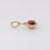 1Ct Rubellite Tourmaline Pendant With Natural Diamond Accents: Solid 14k Gold For Sale In Columbus - Image 6 of 8