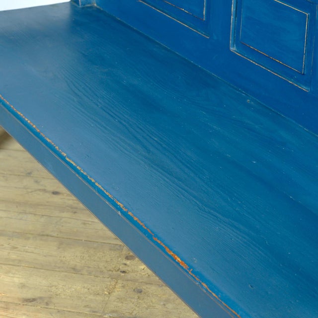 Wood Antique Pine Bench, 1900s For Sale - Image 7 of 11