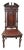 Ecclesiastical Chair Walnut Renaissance Revival Circa 1870s For Sale