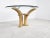Glass Vintage Faux Tusk Center or Side Table, 1970s For Sale - Image 7 of 12