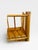 Vintage Bamboo Folding Corner Shelf / Étagerè With Side Panels For Sale - Image 9 of 10