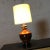 Mid-Century Modern Mid 20th Century Mid Century Modern Lamp Large Brown and Black Bulbous Ceramic For Sale - Image 3 of 13