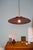 Metal Large Ufo Wine Red Flat Fiber Pattern Lamp by Atelier Robotiq For Sale - Image 7 of 9