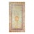 Antique Turkish Khotan Wool 6X12 Green, Orange & Blue Handmade Gallery Rug #9902946 For Sale