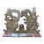 Vintage Chinese Bronze Dragon & Phoenix Sculpture – "Dragon and Phoenix Bring Auspiciousness" (龙凤呈祥) For Sale