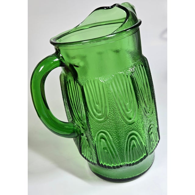 Agave Green Pitcher For Sale - Image 6 of 11