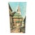 1960s Painting – European Village Street Scene With Church Steeple For Sale