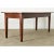 Coffee French 19th Century Solid Walnut Farmhouse Dining Table For Sale - Image 8 of 12