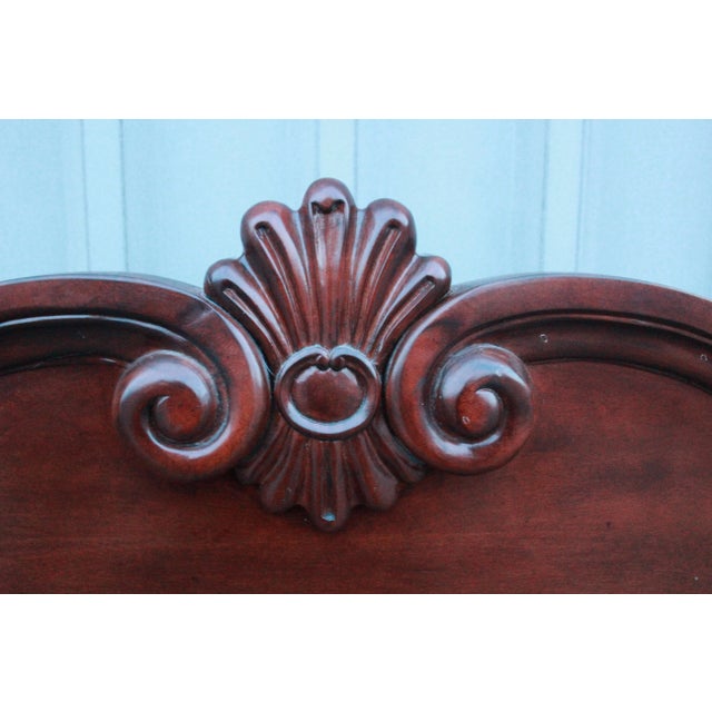 Late 20th Century Kincaid Late 20th Century Queen Size Mahogany Poster Bed For Sale - Image 5 of 10