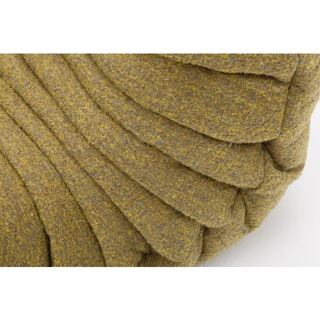 Restored Togo 3-Seater in Burnished Ochre Bouclé - European Sourced Ligne Roset For Sale - Image 9 of 17