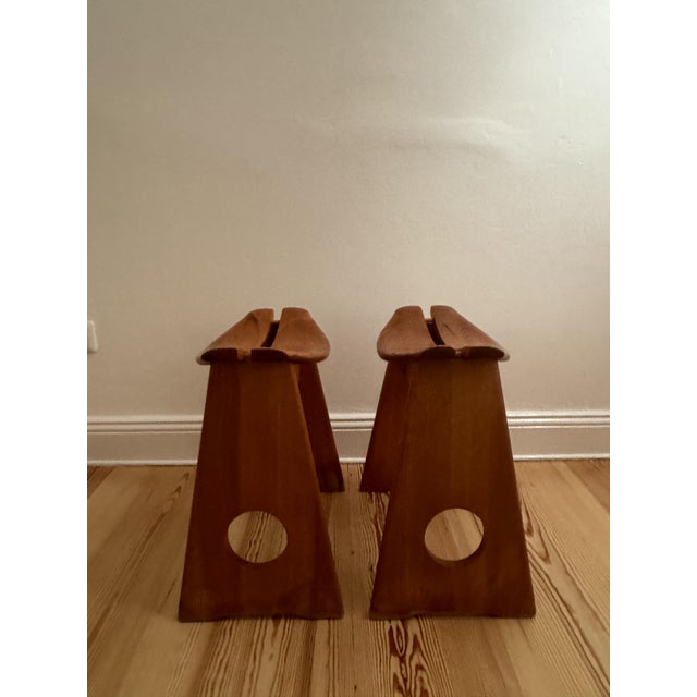 Stools by Gilbert Marklund for Furusnickarn Ab, 1960s, Set of 2 For Sale - Image 3 of 6