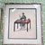 Chinoiserie Beautiful pair of Chinoiserie colored engravings in bamboo frames // matted and framed Asian art // silvered / gilt frames // chinoiserie For Sale - Image 3 of 10