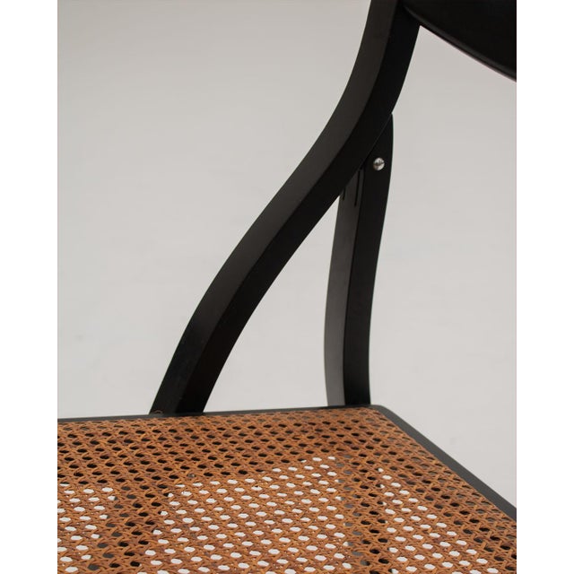 1960s Cane Chair from Guilleumas, 1960s For Sale - Image 5 of 6