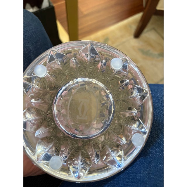 1990s 1990s Cartier Bleikristall Crystal La Maison Des Diamant Vase For Sale - Image 5 of 5