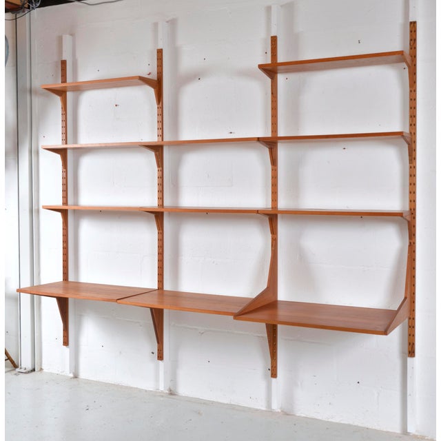 Mid-Century Danish Teak 3-Bay Modular Shelving System by Poul Cadovius for Cado, 1960 For Sale - Image 17 of 17