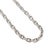 Early 21st Century Unisex 950 Platinum Solid Oval Anchor Cable Link Chain Necklace For Sale - Image 5 of 8