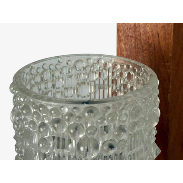 Brown Danish Modern, Teak, Brass, Glass, Wall Lights, Denmark, 1960s For Sale - Image 8 of 8