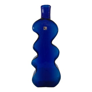 Blenko 1980s Postmodern Hank Adams for 8904 Puzzle Vase For Sale