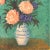 1970s 'Dog Roses and Carnations' by Angelina Lavernia, Post-Impressionist Woman Artist, Barcelona, Spain For Sale - Image 5 of 10