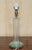 Tall Glass and Brass Column Table Lamp For Sale - Image 12 of 14