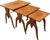 Mid-Century Modern MCM Nesting Tables - Set of 3 For Sale - Image 3 of 12