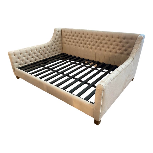 Full Size Restoration Hardware Devyn Tufted Daybed Chairish