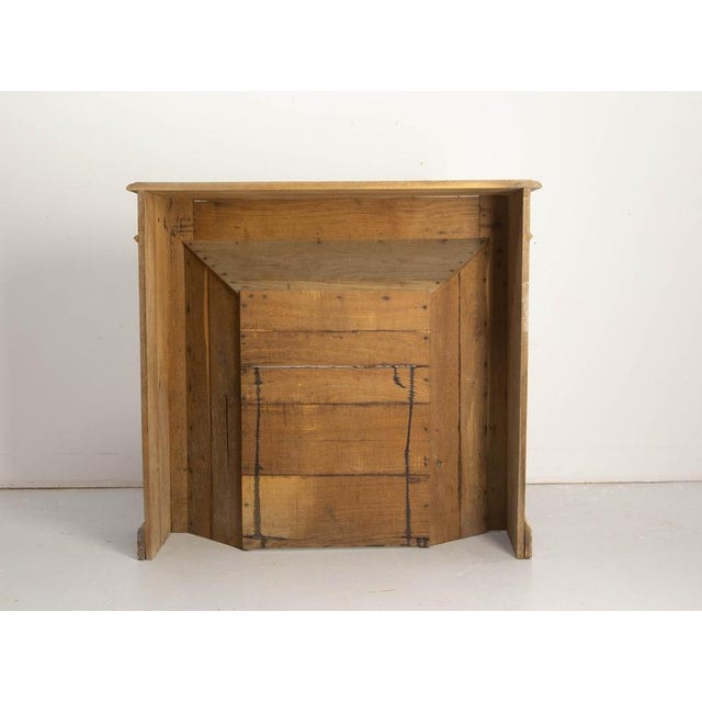Antique French Fireplace Mantel in Molded Oak, 1890 For Sale - Image 10 of 12