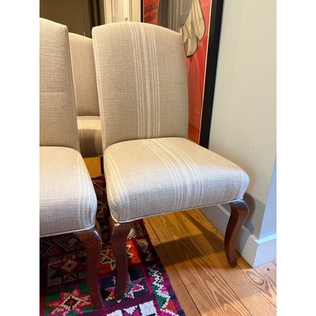 Set of 8 French Upholstered Dining Chairs For Sale In New York - Image 6 of 11