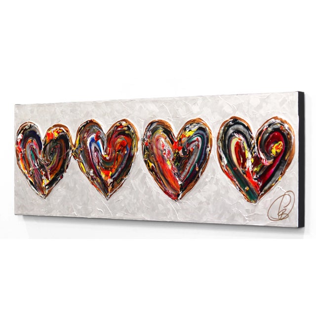 "My Greatest Treasure" Contemporary Original Abstract Painting by Cynthia Coulombe-Bégin For Sale In Los Angeles - Image 6 of 9