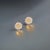 Natural Sapphire Diamond Stud Earrings 14k Yellow Gold 2 TCW Certified For Sale - Image 9 of 13