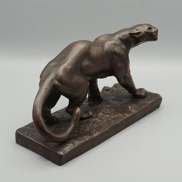 Hippolyte Marius Galy, Panther, 1920s, Bronze For Sale - Image 6 of 8