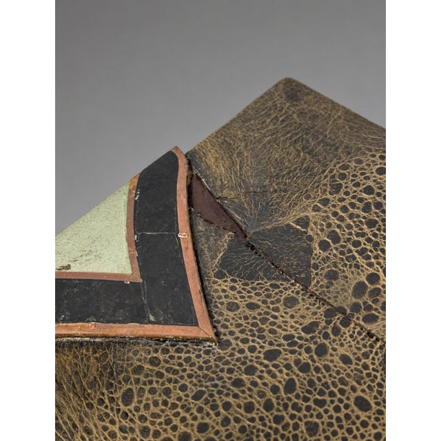 Unusual R&y Augousti Python & Mixed Stone Covered Box, Karl Springer Style For Sale In Providence - Image 6 of 11