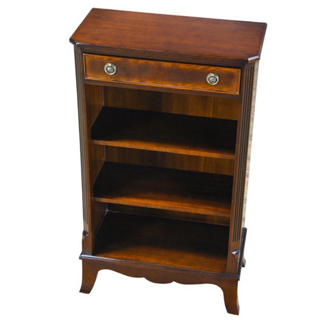 Brown Traditional Mahogany Small Bookcase For Sale - Image 8 of 8