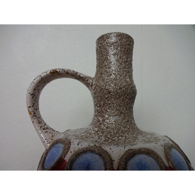 Fat Lava Ceramic Vase from Veb Haldensleben, East Germany, 1970s For Sale - Image 17 of 18