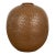 Prem Collection Handcrafted Brown Vase with Textured Honeycomb Style Motifs For Sale