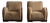 Danish Art Deco Easy Chairs in Sheepskin, Pair, c. 1940 For Sale